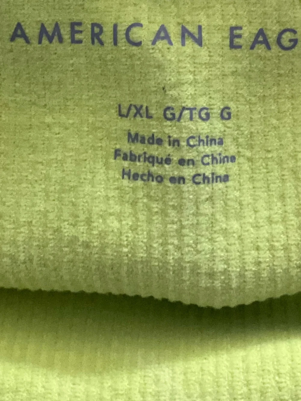 AEO Green Ribbed Halter Top - Picture 8 of 8